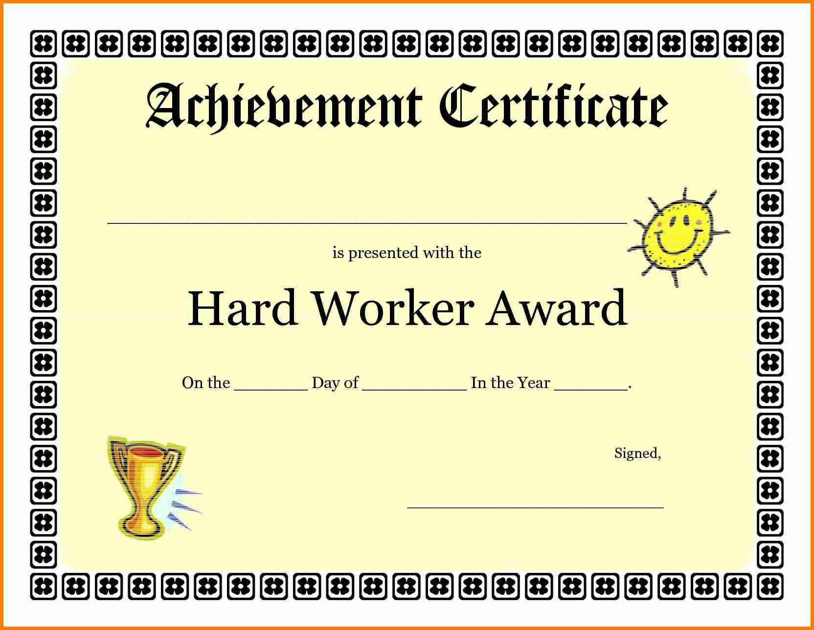 9+ Good Job Certificate Template | Quick Askips In Good Job Certificate Template