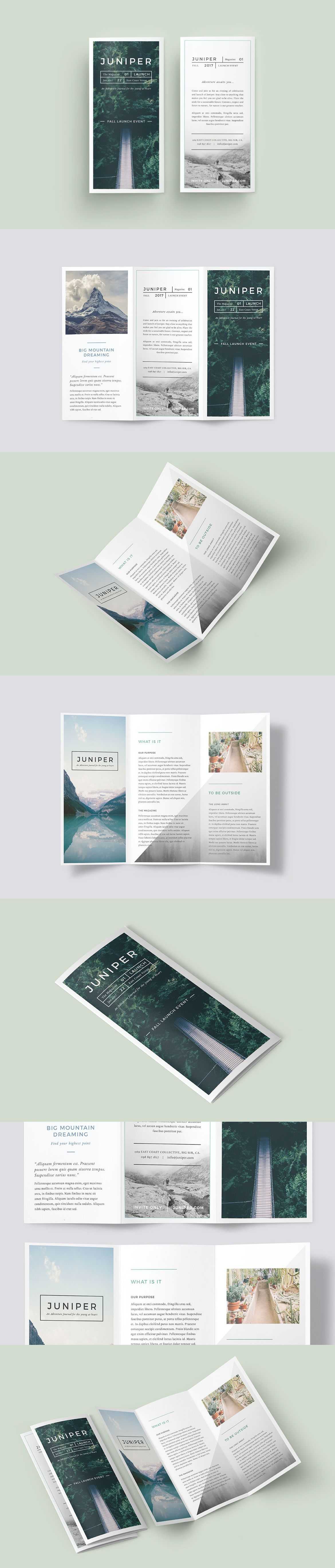 A Beautiful Multipurpose Tri Fold Dl Brochure Template With Regard To Tri Fold Brochure Template Indesign Free Download