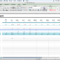 A Beginner's Cash Flow Forecast: Microsoft's Excel Template With Cash Position Report Template