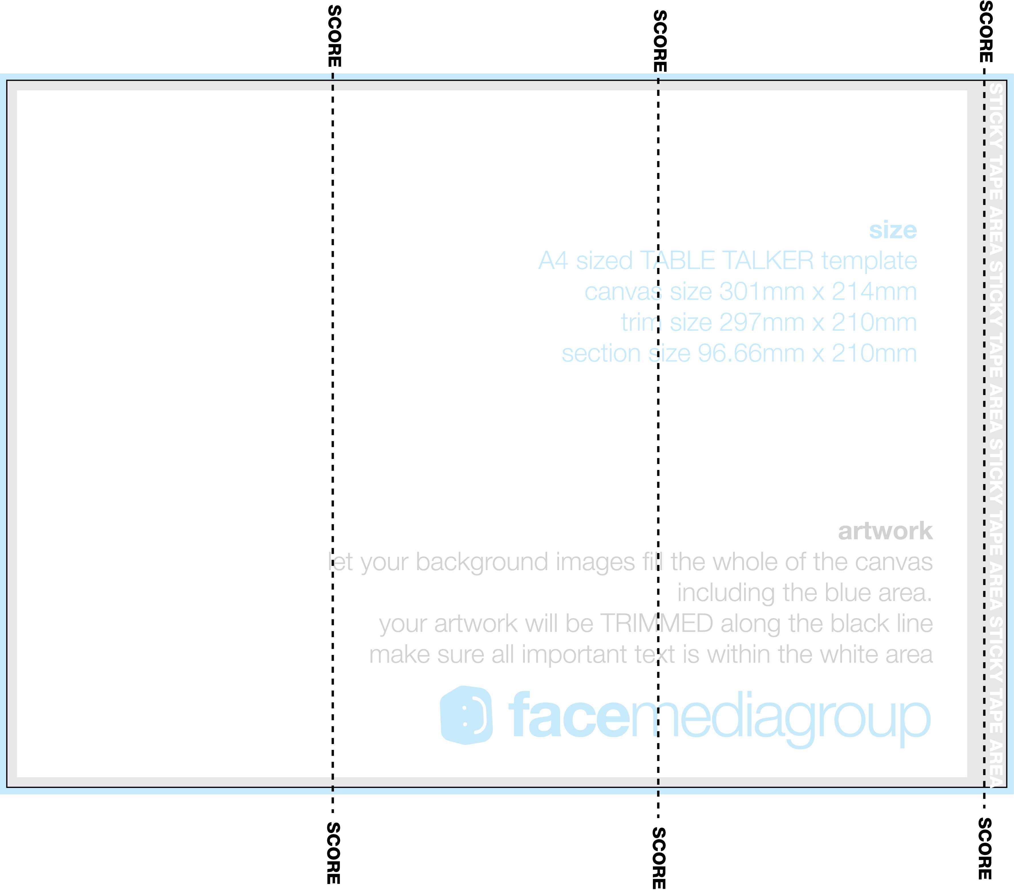 A4 Tri Fold Table Talker Template | Photo Page – Everystockphoto Throughout Tri Fold Tent Card Template