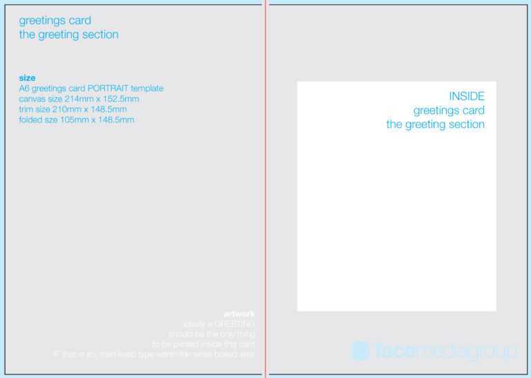 Image 1 for Indesign Birthday Card Template