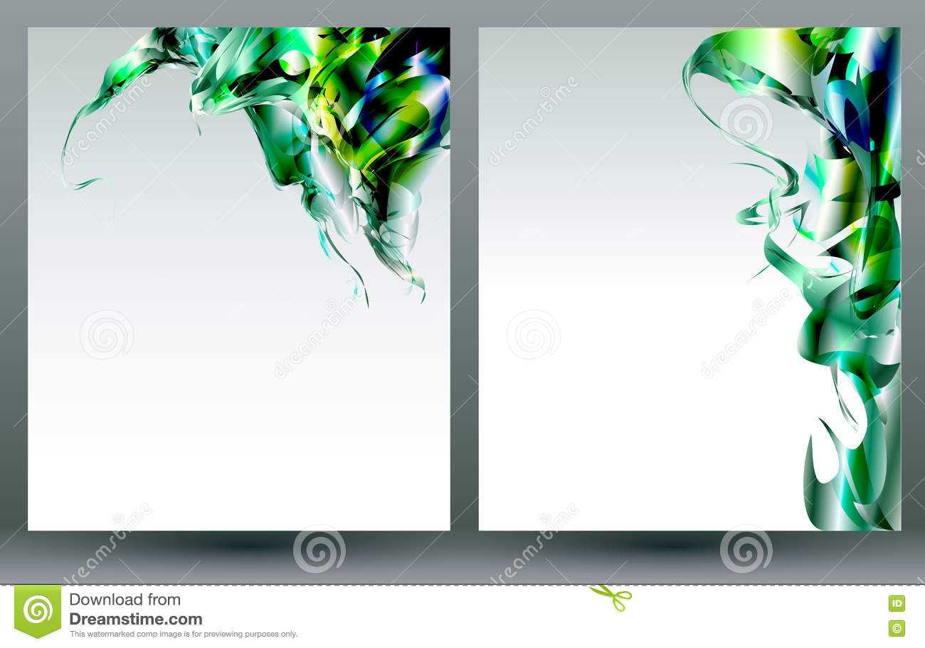 Abstract Blank Backgrounds Templates Stock Vector Throughout Blank Templates For Flyers