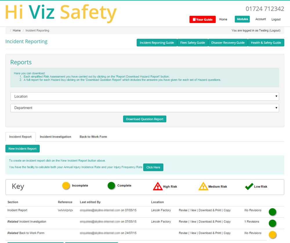 Accident Report Book Template & Policy – Hiviz Throughout Incident Report Book Template