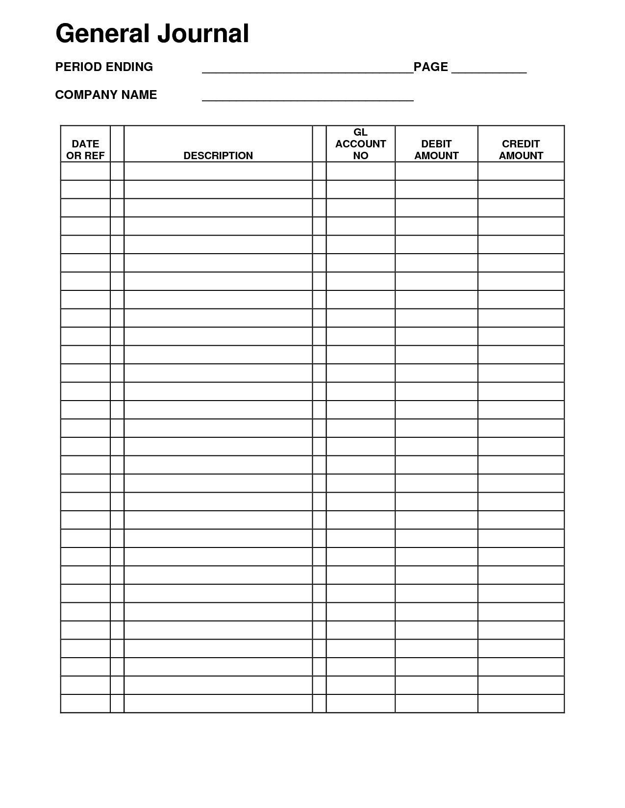 Accounting+General+Journal+Template | Templates | Journal Throughout Double Entry Journal Template For Word