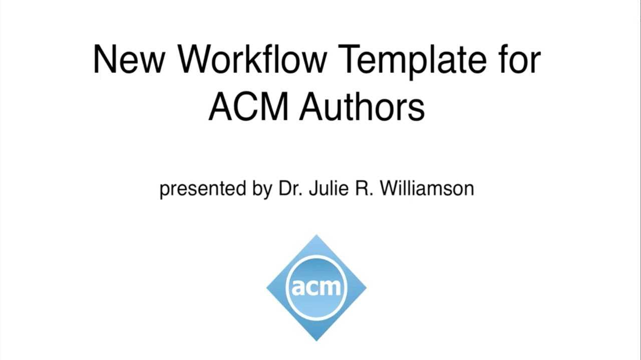 Acm Master Article Template Intended For Scientific Paper Template Word 2010