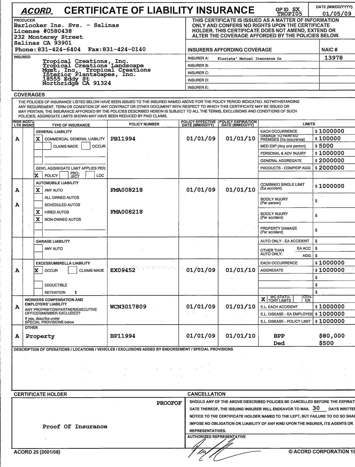 Acord Liability Insurance Template Ten Things Nobody Told Pertaining To Certificate Of Liability Insurance Template