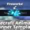 Advanced .gif Minecraft Animated Banner Template – "fireworks" Pertaining To Animated Banner Templates
