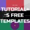 After Effects Tutorial – .gif Animated Banner & 5 Free Templates With Regard To Animated Banner Template