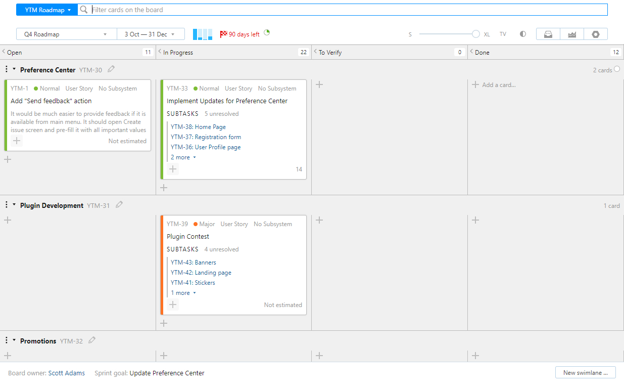 Agile Boards For Epics – Help | Youtrack Incloud Pertaining To Agile Story Card Template