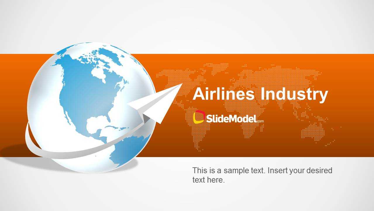 Airlines Industry Powerpoint Template In Powerpoint Templates Tourism