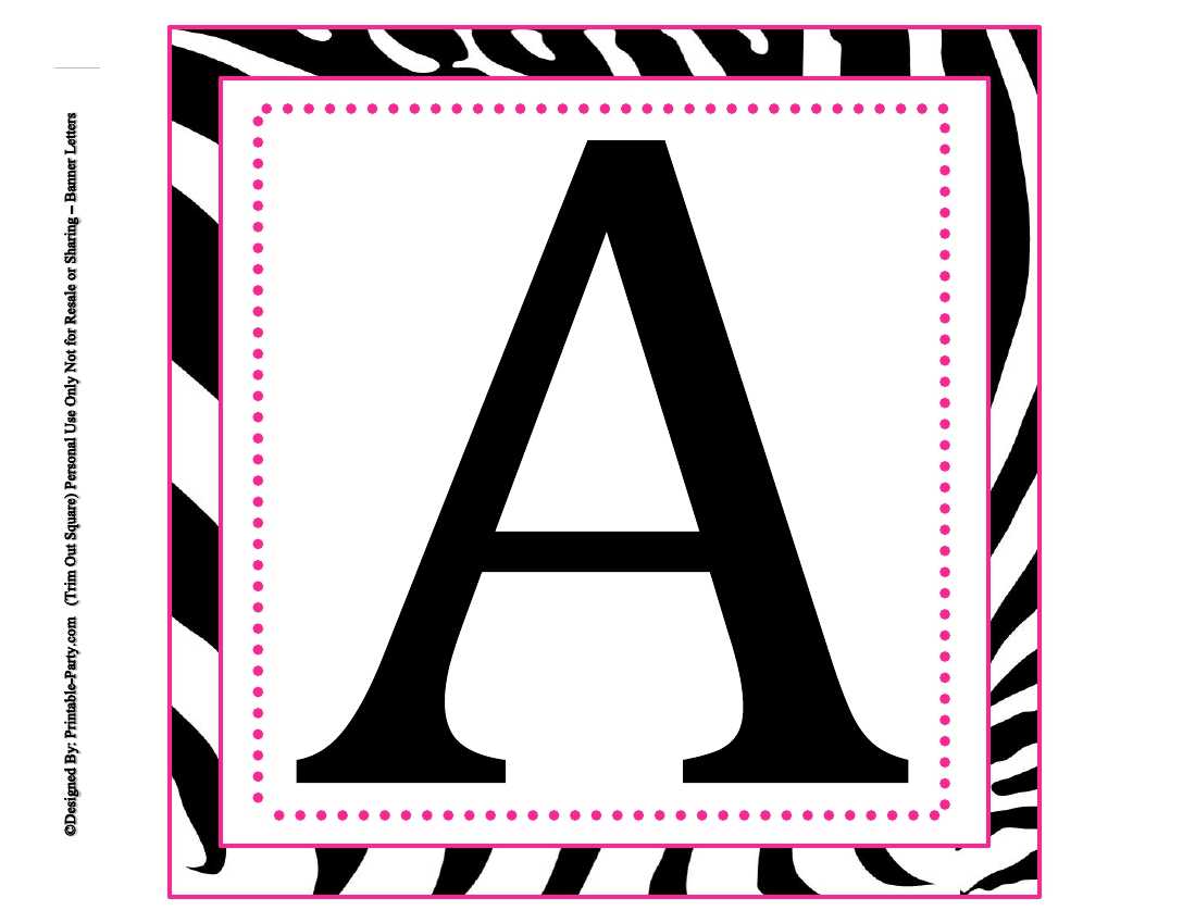 Alphabet Letters To Print Out Free Printable For Posters Within Free Letter Templates For Banners