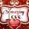 Amazing Love Valentine Powerpoint Template | Valentines Day Intended For Valentine Powerpoint Templates Free