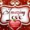 Amazing Love Valentine Powerpoint Template | Valentines Day Intended For Valentine Powerpoint Templates Free