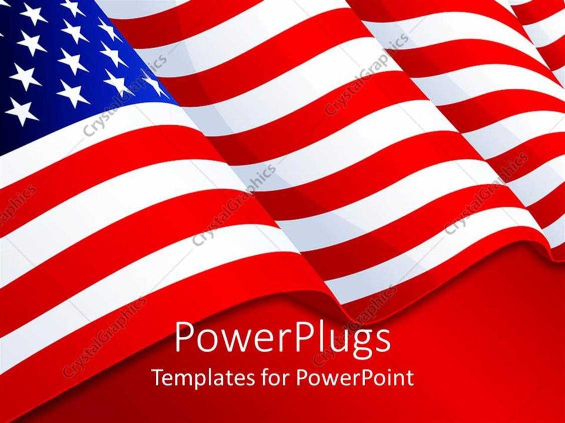 American Flag Background Template Patriotic With Powerpoint Inside Patriotic Powerpoint Template