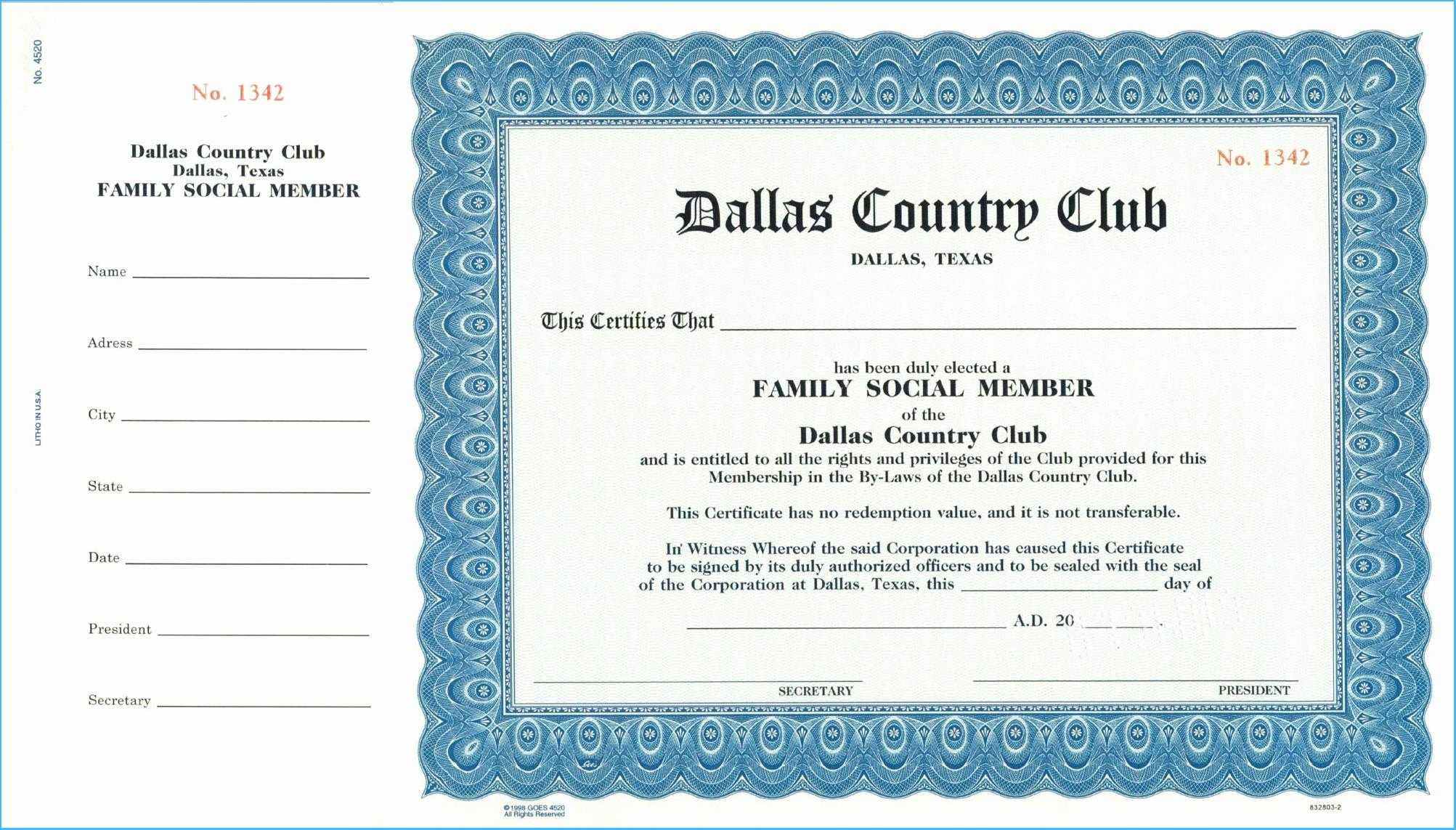 Amusing Llc Membership Certificate Template As Prepossessing Inside Llc Membership Certificate Template