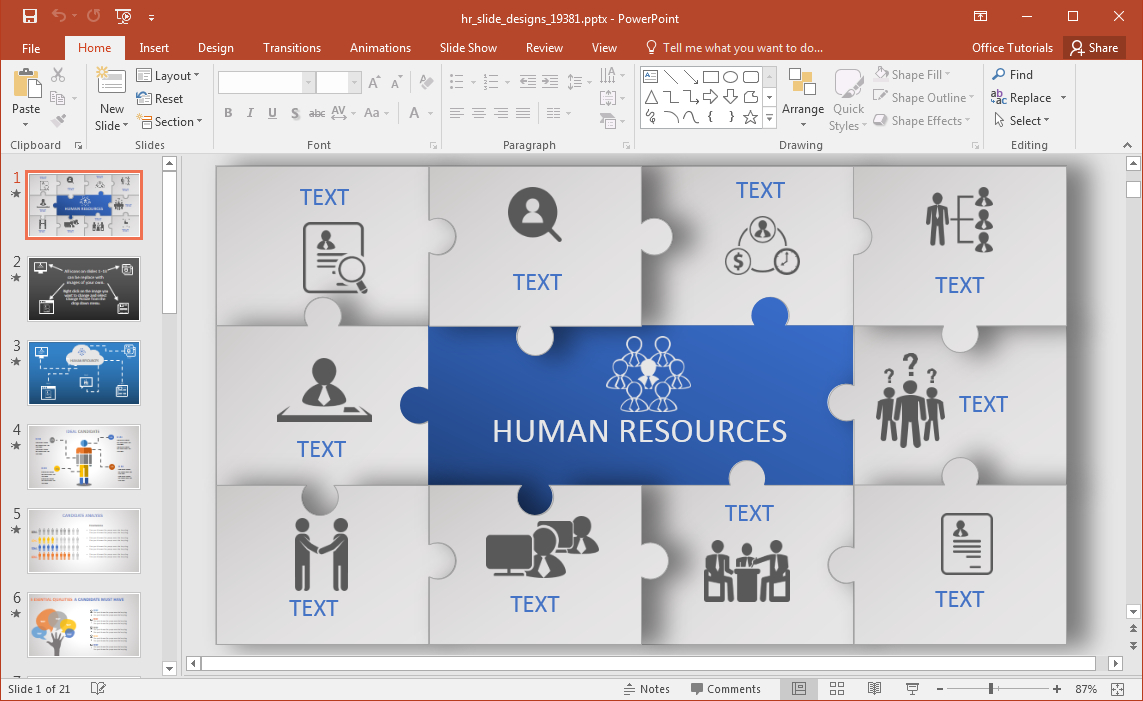Animated Hr Powerpoint Template Inside Replace Powerpoint Template