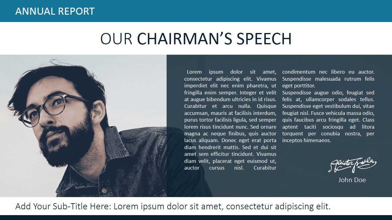 Annual Report Template For Powerpoint Slidemodel With Regard To Annual Report Template For Powerpoint Slidemodel With Regard To