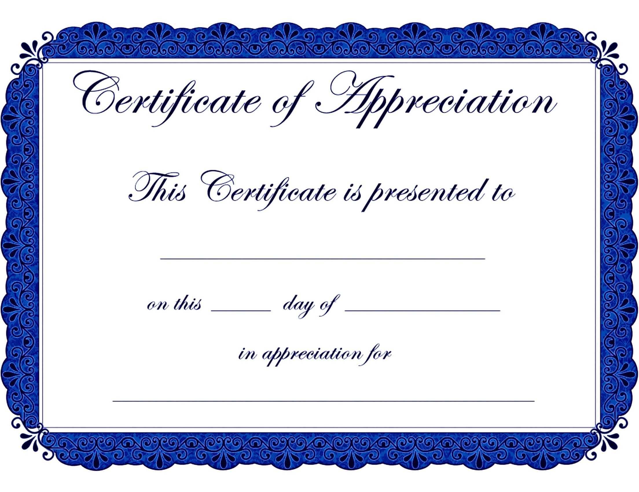 Appealing Award Template Word For Certificate Of Throughout Certificate Of Achievement Template Word