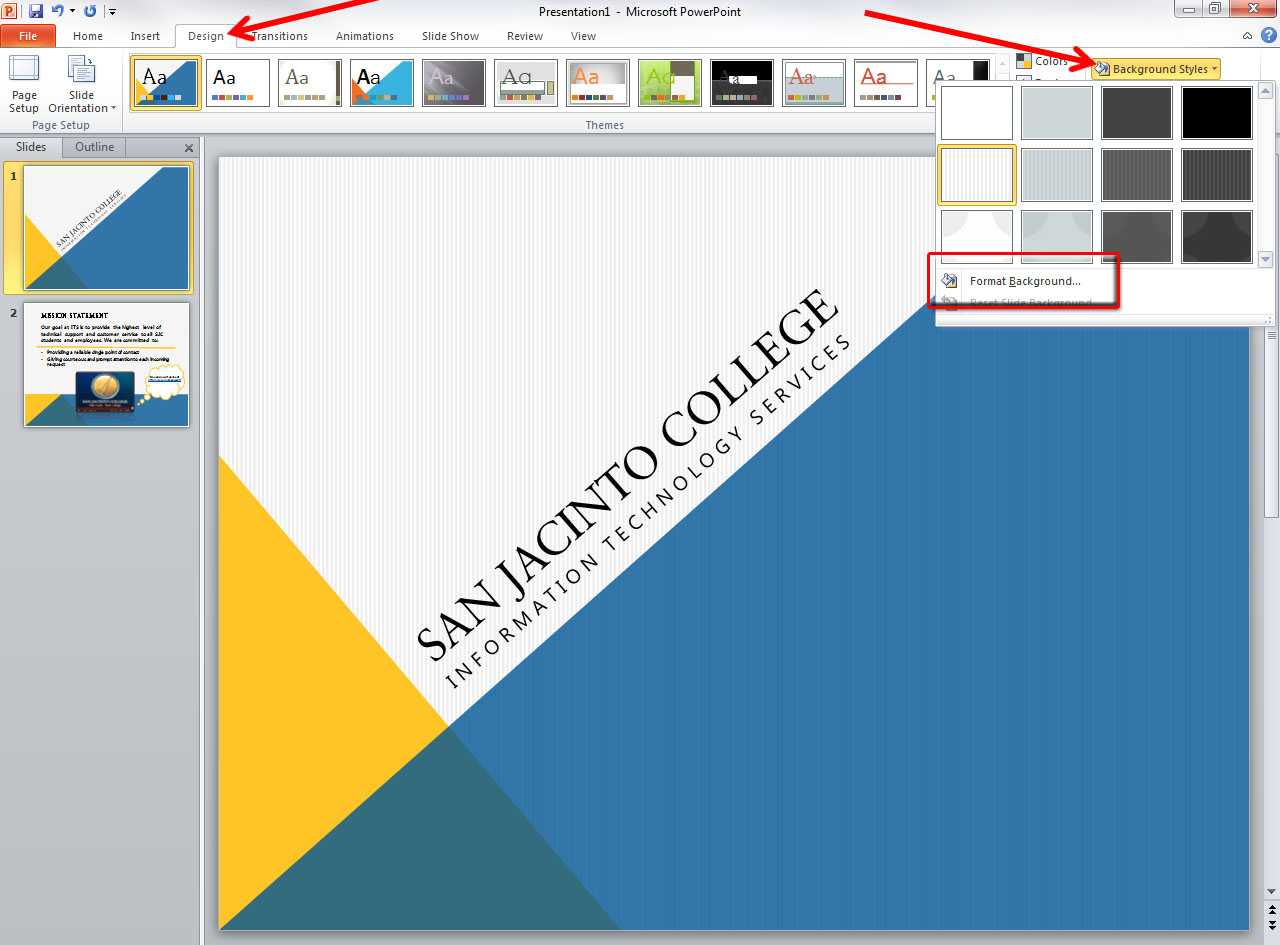 Applying And Modifying Themes In Powerpoint 2010 Regarding How To Change Powerpoint Template
