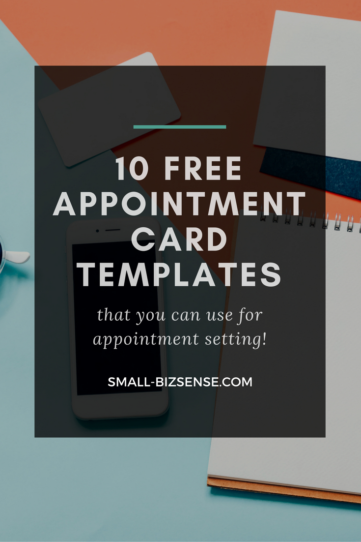 Appointment Card Template: 10 Free Resources For Small Pertaining To Appointment Card Template Word