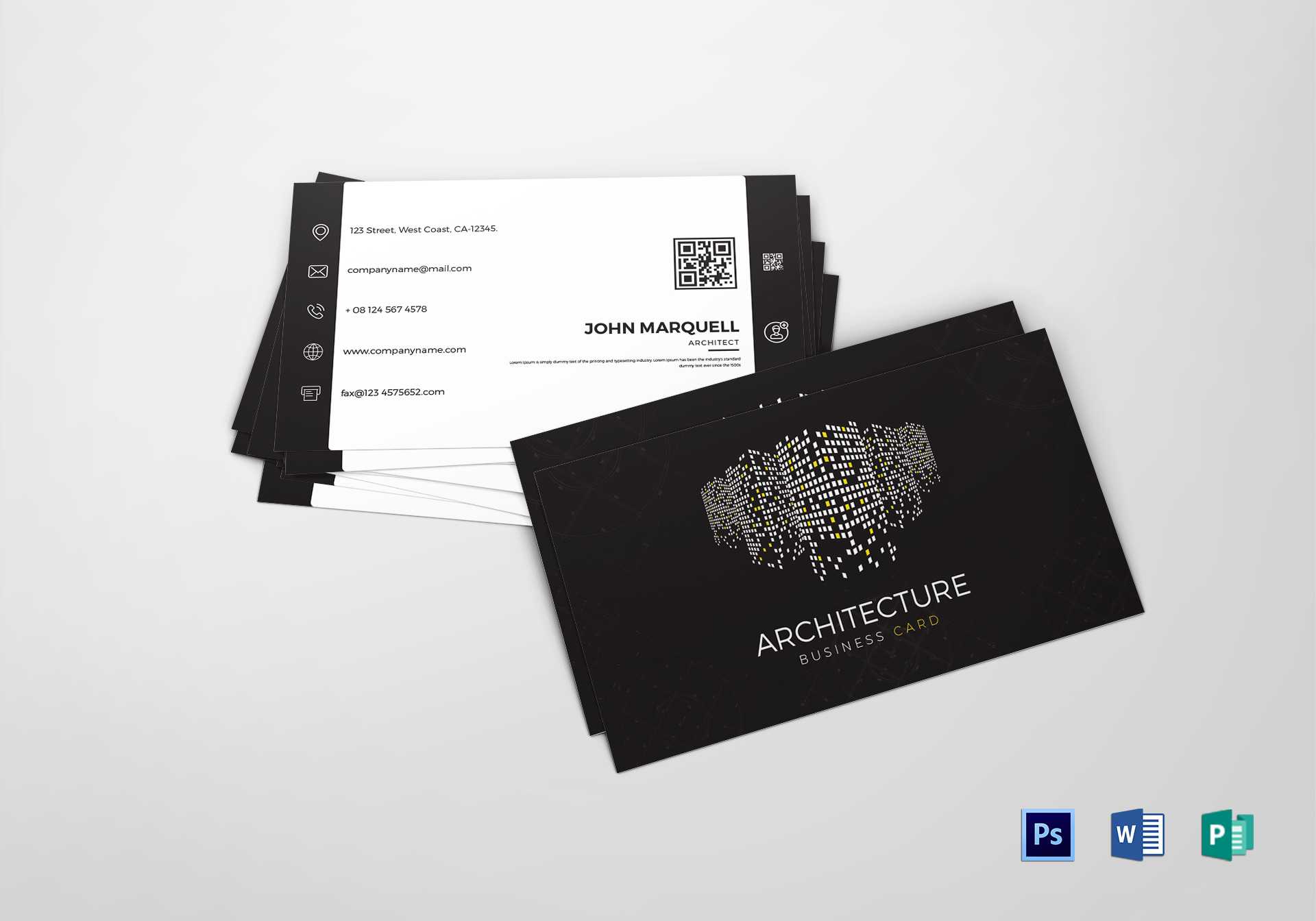 Architect Business Card Template With Regard To Buisness Card Template