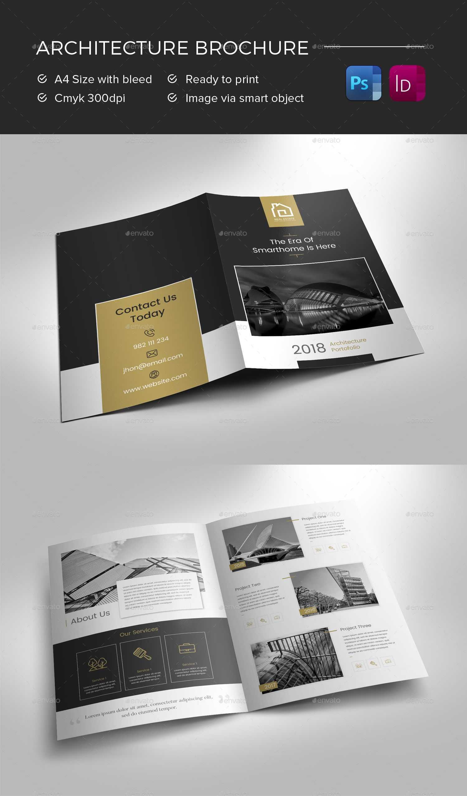 Architecture Brochure Preview – Graphicriver | Brochure Inside Architecture Brochure Templates Free Download