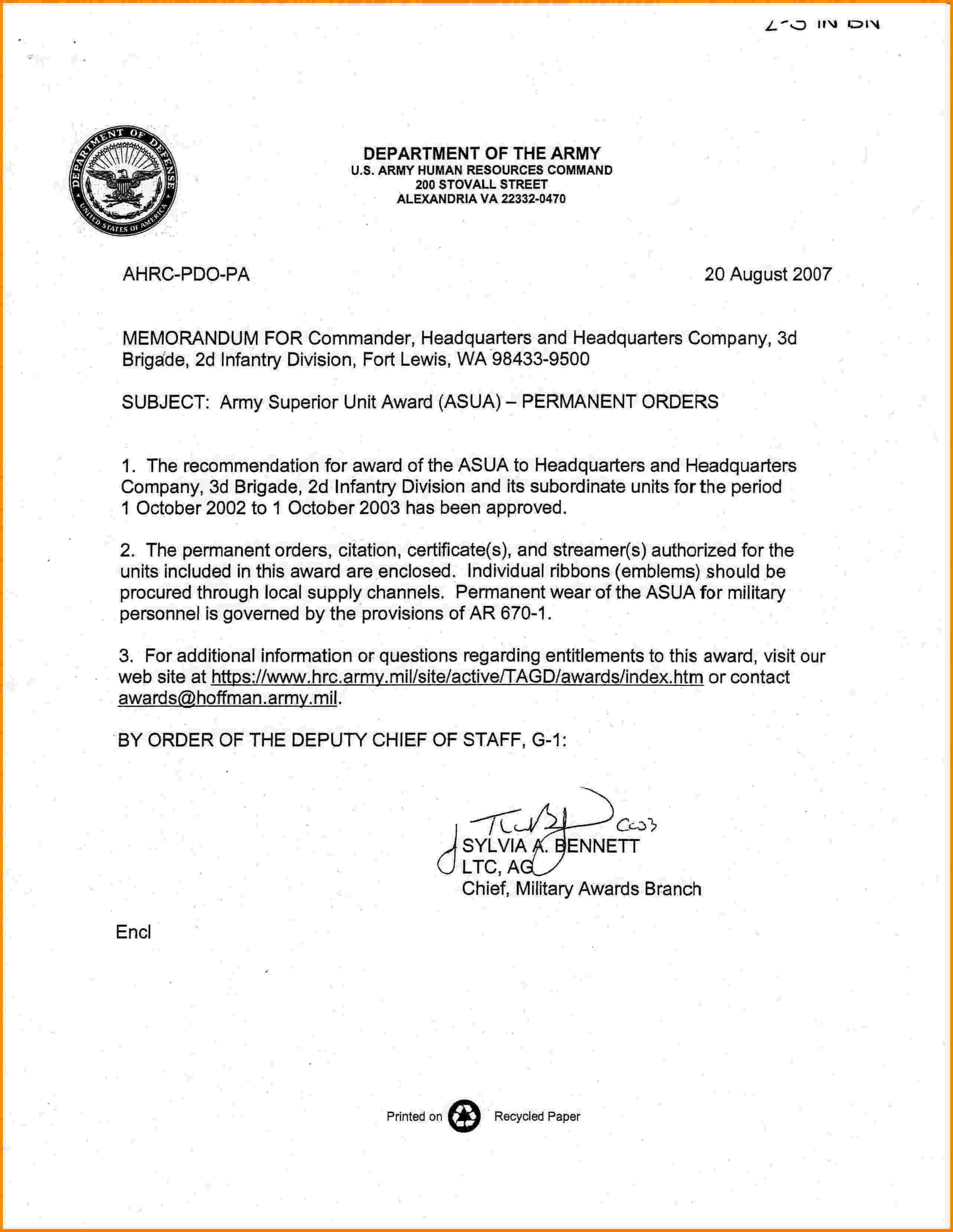 Army Memorandum For Record Template Lovely 8 Army Memorandum Throughout Army Memorandum Template Word
