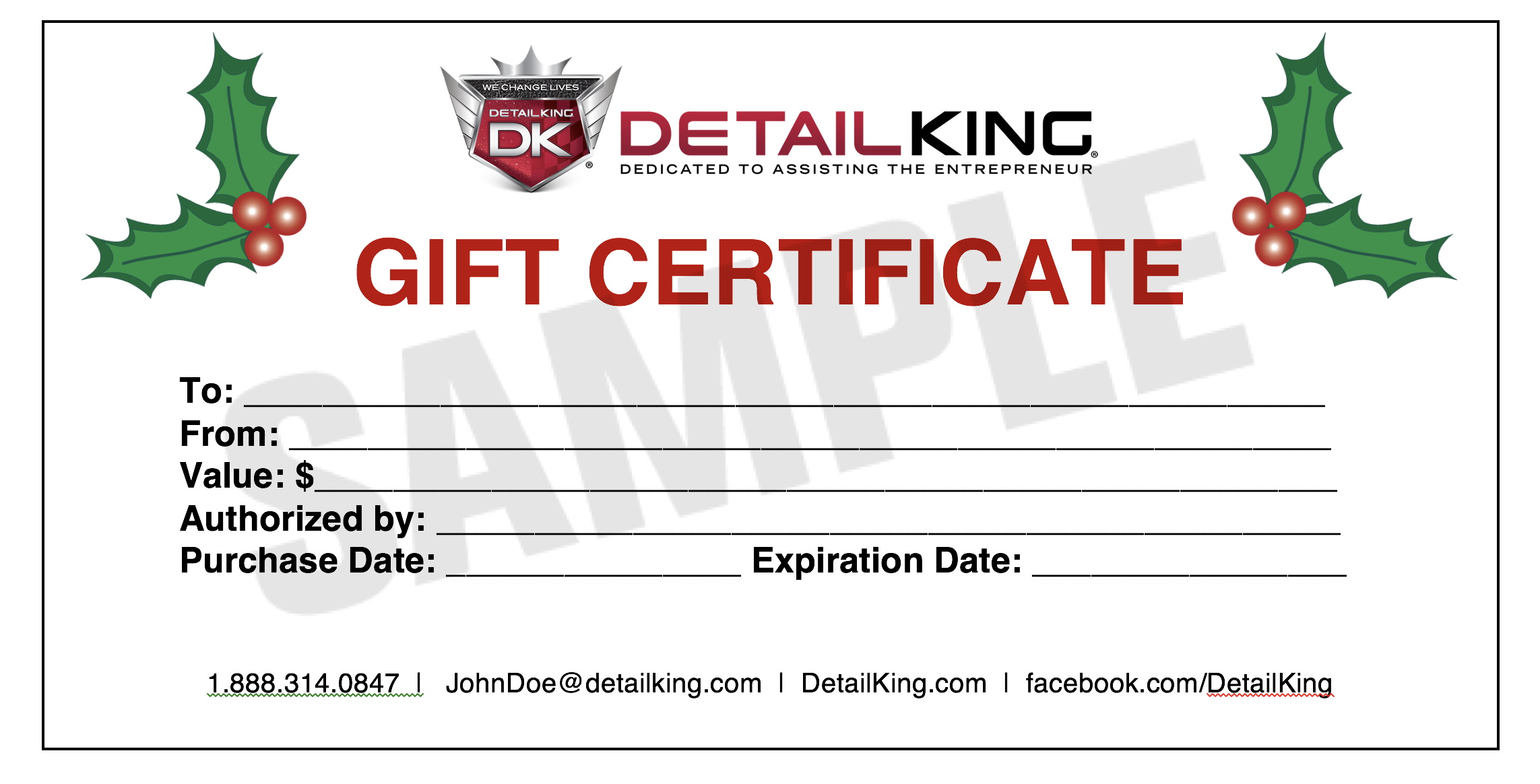 Auto Detailing Gift Certificate Template | Arts – Arts In Automotive Gift Certificate Template