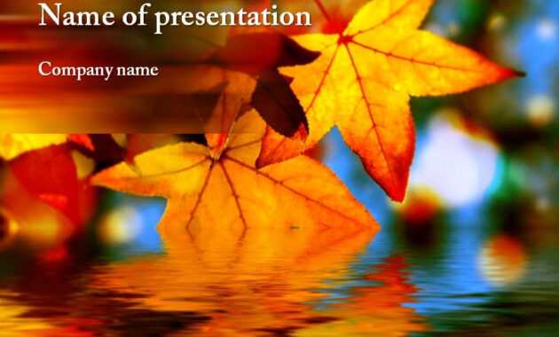 Autumn Powerpoint Template | Autumn Awesome | Powerpoint with regard to Free Fall Powerpoint Templates