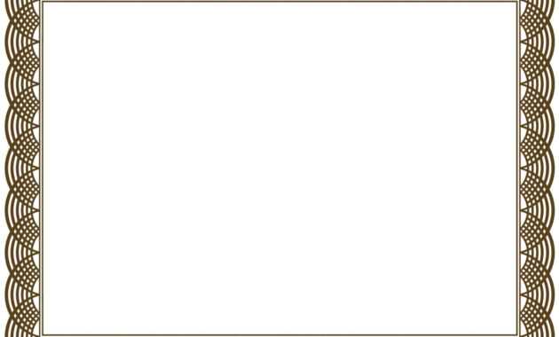 Award Certificate Border Pdf Template In Certificate Border pertaining to Award Certificate Border Template