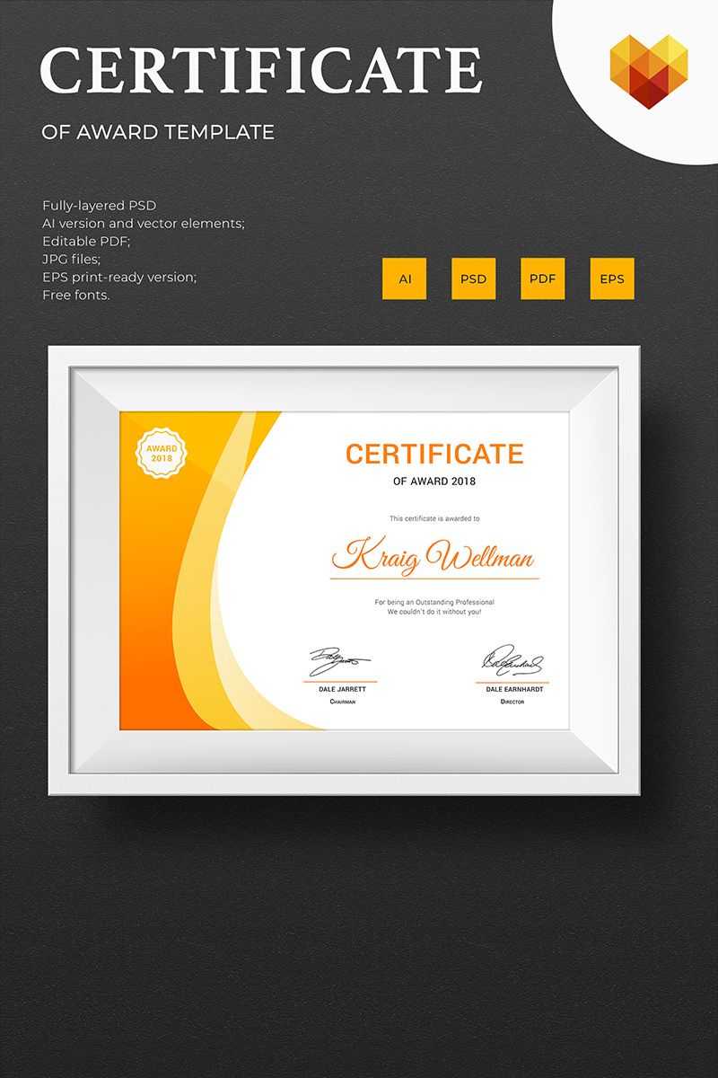 Award Certificate Template #73891 | Design Illustration Art In Small Certificate Template