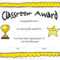 Awesome Collection For Classroom Certificates Templates With Regard To Classroom Certificates Templates