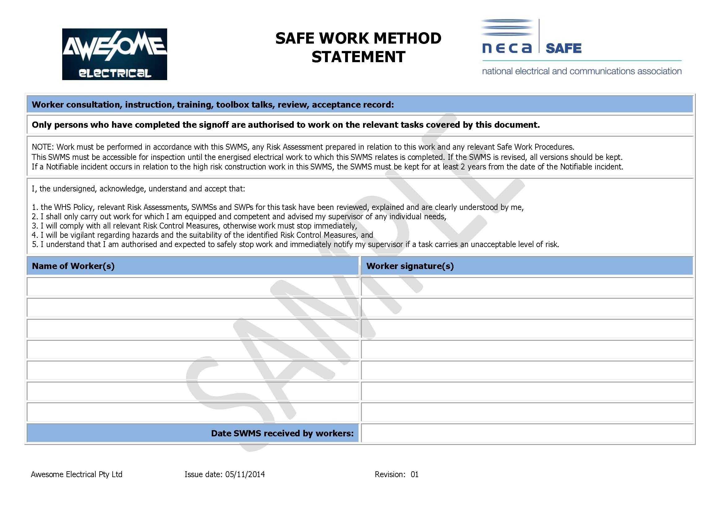 Awesome Collection For Electrical Isolation Certificate Intended For Electrical Isolation Certificate Template