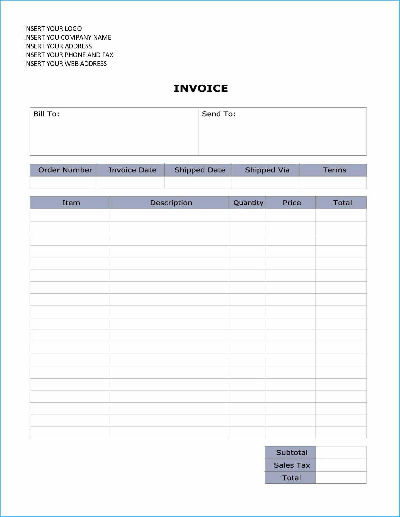 Awesome Invoice Template Word 2010 As An Extra Ideas About Pertaining To Invoice Template Word 2010