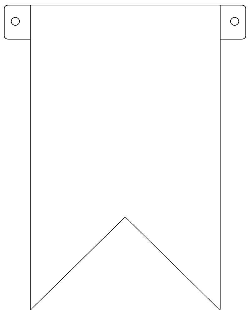 Banner Flag Template – Free To Use | Crafts Etc | Diy With Regard To Banner Cut Out Template