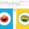 Banner Squares Elmo Oscar Sesame Street Printablepartyshop Within Sesame Street Banner Template