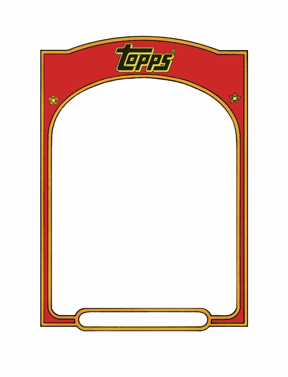 Baseball Card Template Sports Trading Card Templet – Topps With Baseball Card Size Template