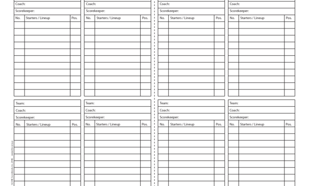 Baseball Lineup Card | Baseball Lineup, Lineup, Baseball for Baseball Lineup Card Template