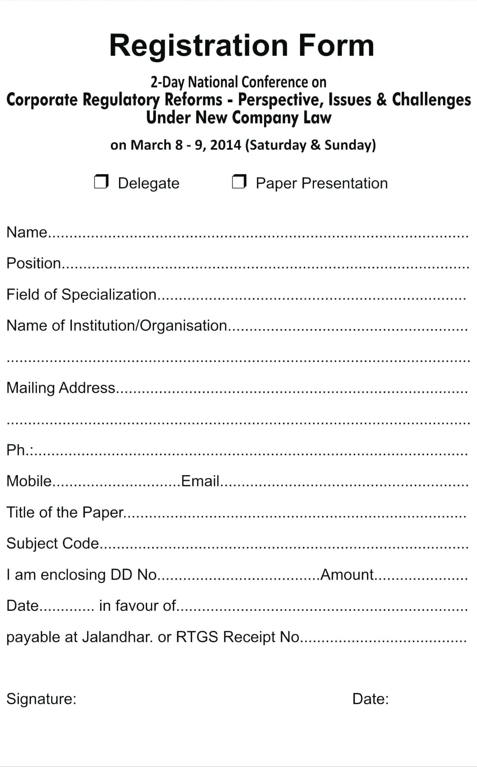 Basic Registration Form Template – Jackpotprint.co Intended For Camp Registration Form Template Word