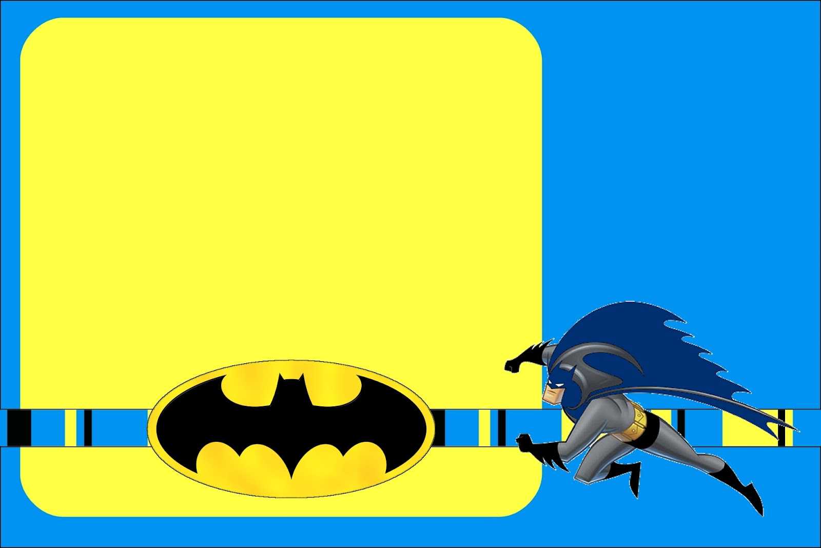 Batman Free Printable Invitations. – Oh My Fiesta! In English With Batman Birthday Card Template