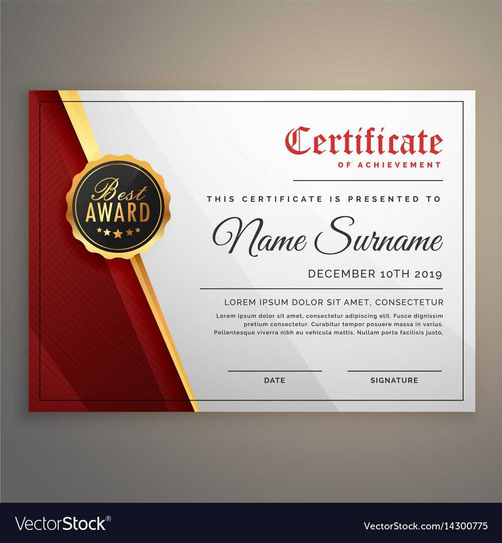 Beautiful Certificate Template Design With Best Within Beautiful Certificate Templates