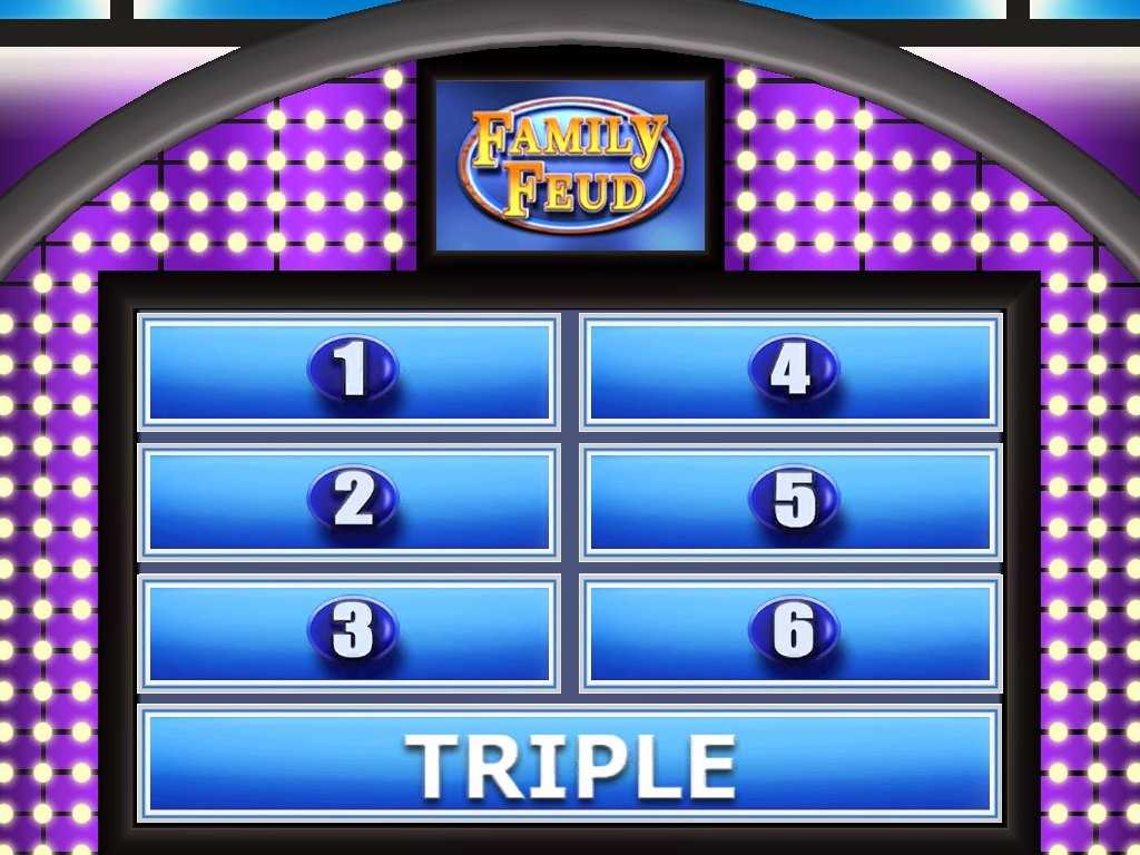 Beautiful Photograph Of Free Family Feud Powerpoint Template For Family Feud Powerpoint Template With Sound