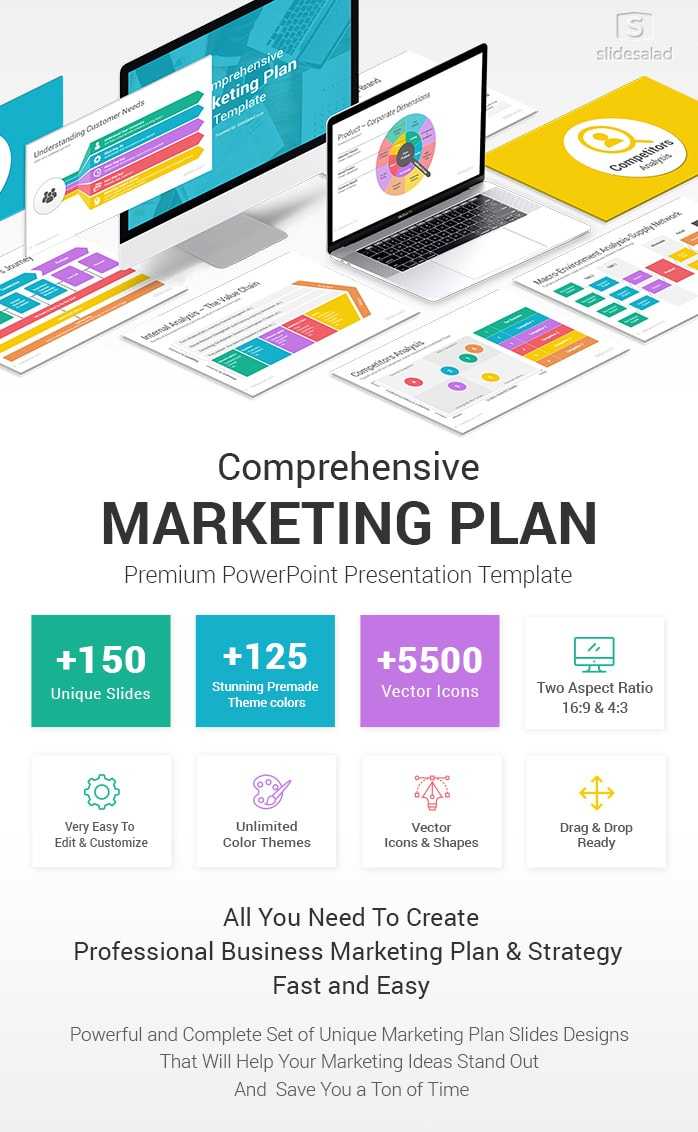 Best Marketing Plan Powerpoint (Ppt) Template – Slidesalad Throughout Biography Powerpoint Template