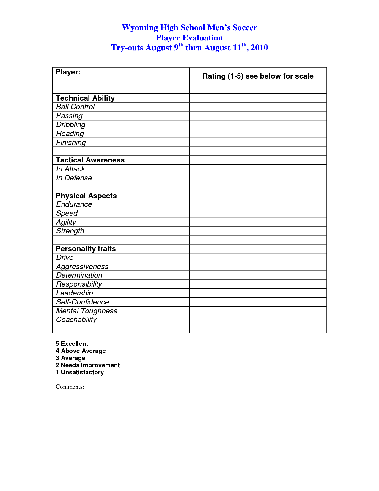 Best Photos Of Blank Evaluation Forms For Presentations For Blank Evaluation Form Template