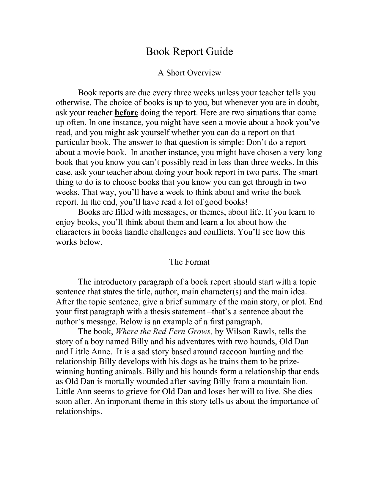 Best Photos Of Book Report Examples – College Book Report With College Book Report Template