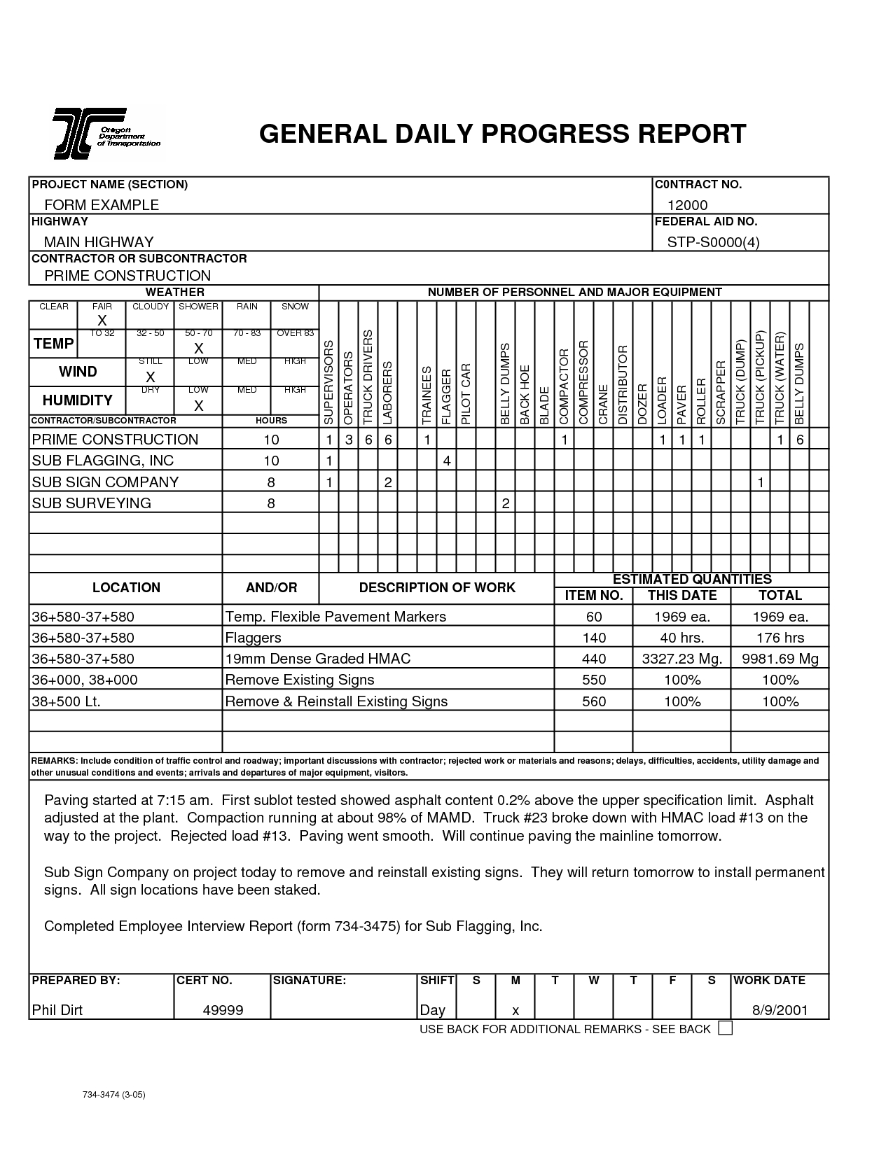 Best Photos Of Daily Progress Report Template – Daily Within Construction Daily Progress Report Template