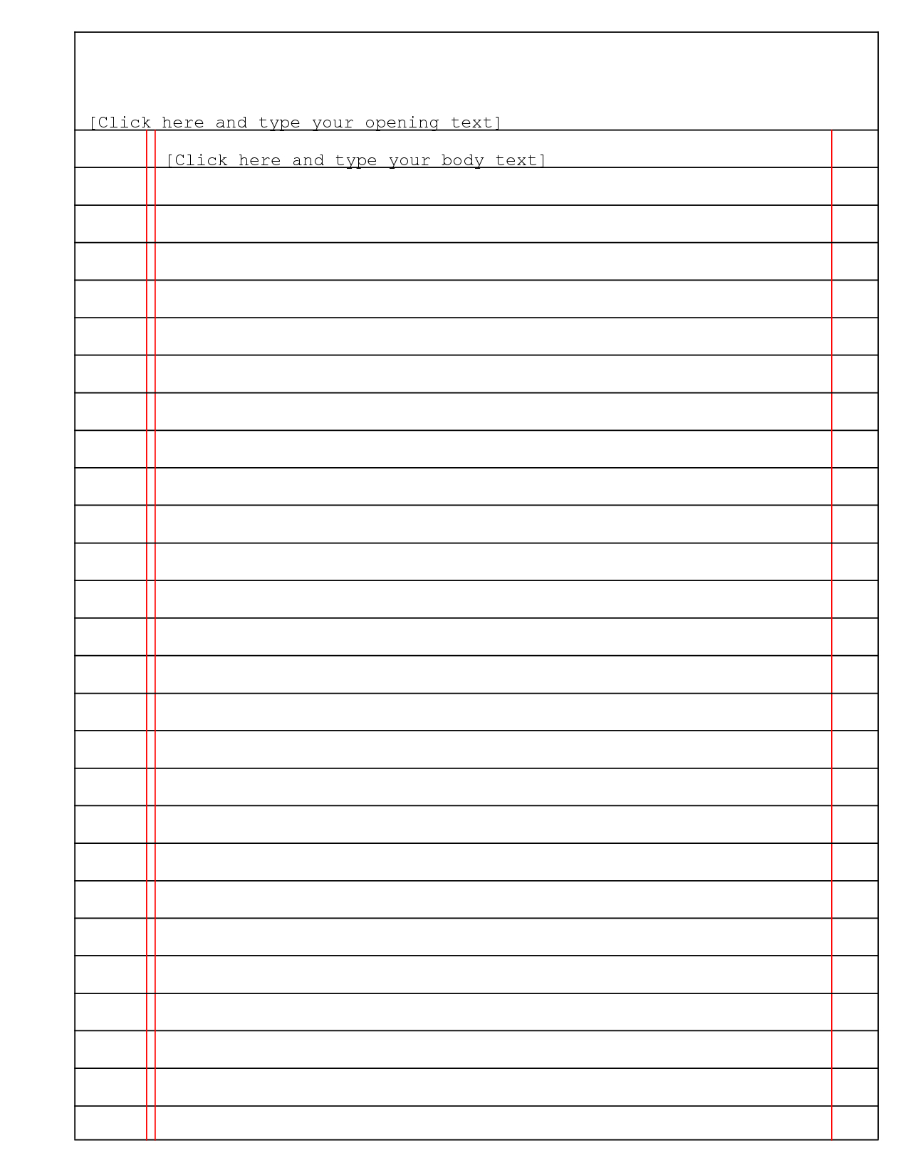 Best Photos Of Lined Paper Template Microsoft Word – Free Inside Notebook Paper Template For Word