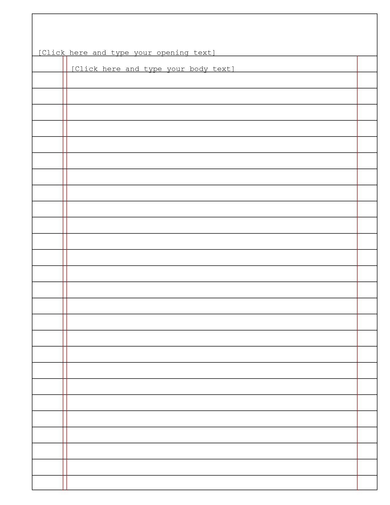 Best Photos Of Lined Paper Template Microsoft Word – Free Within Microsoft Word Lined Paper Template