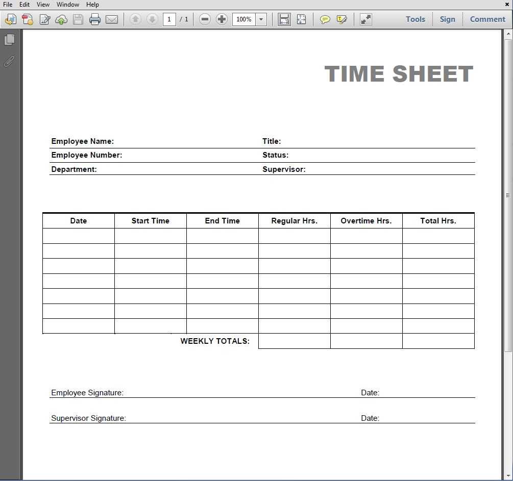 Best Photos Of Printable Employee Time Card Template – Free Pertaining To Weekly Time Card Template Free
