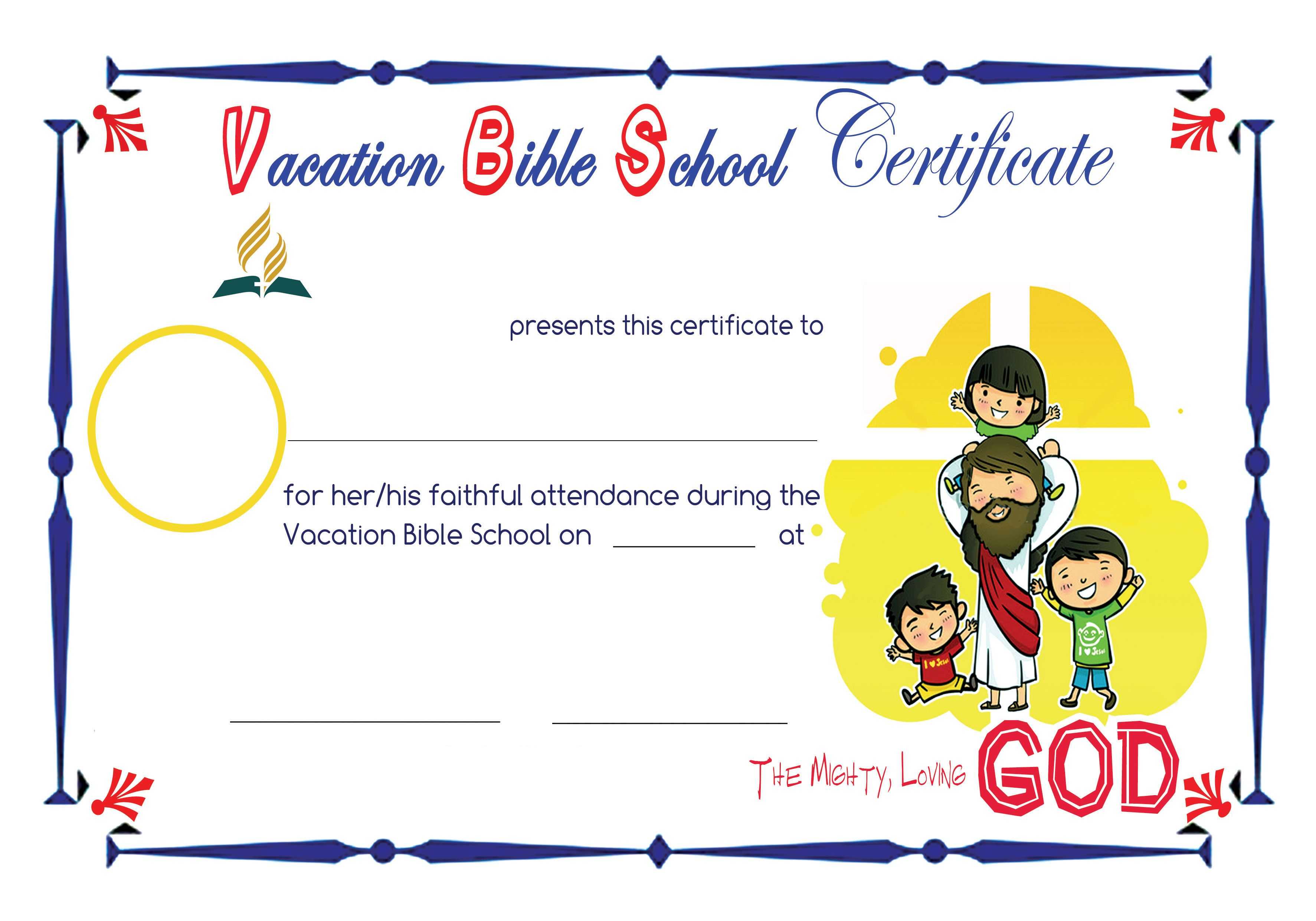 Bible School Certificates Pictures To Pin On Pinterest For Christian Certificate Template